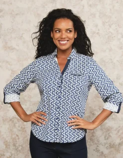Hot Chemisier imprimé coton Chemisiers & Blouses|Hauts