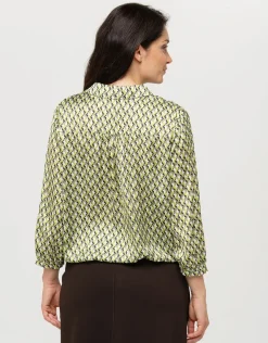 Fashion Chemisier imprimé kaki Chemisiers & Blouses|Hauts