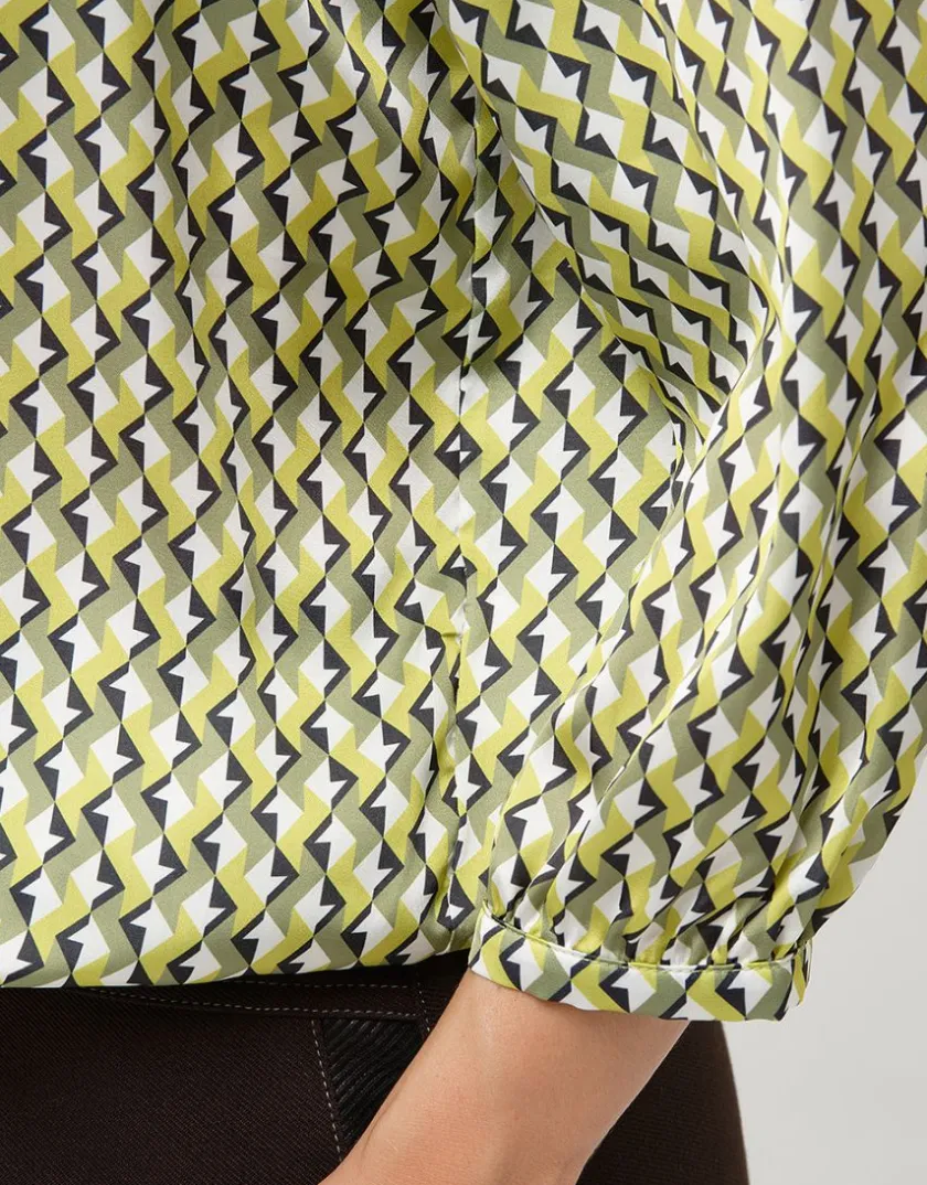 Fashion Chemisier imprimé kaki Chemisiers & Blouses|Hauts