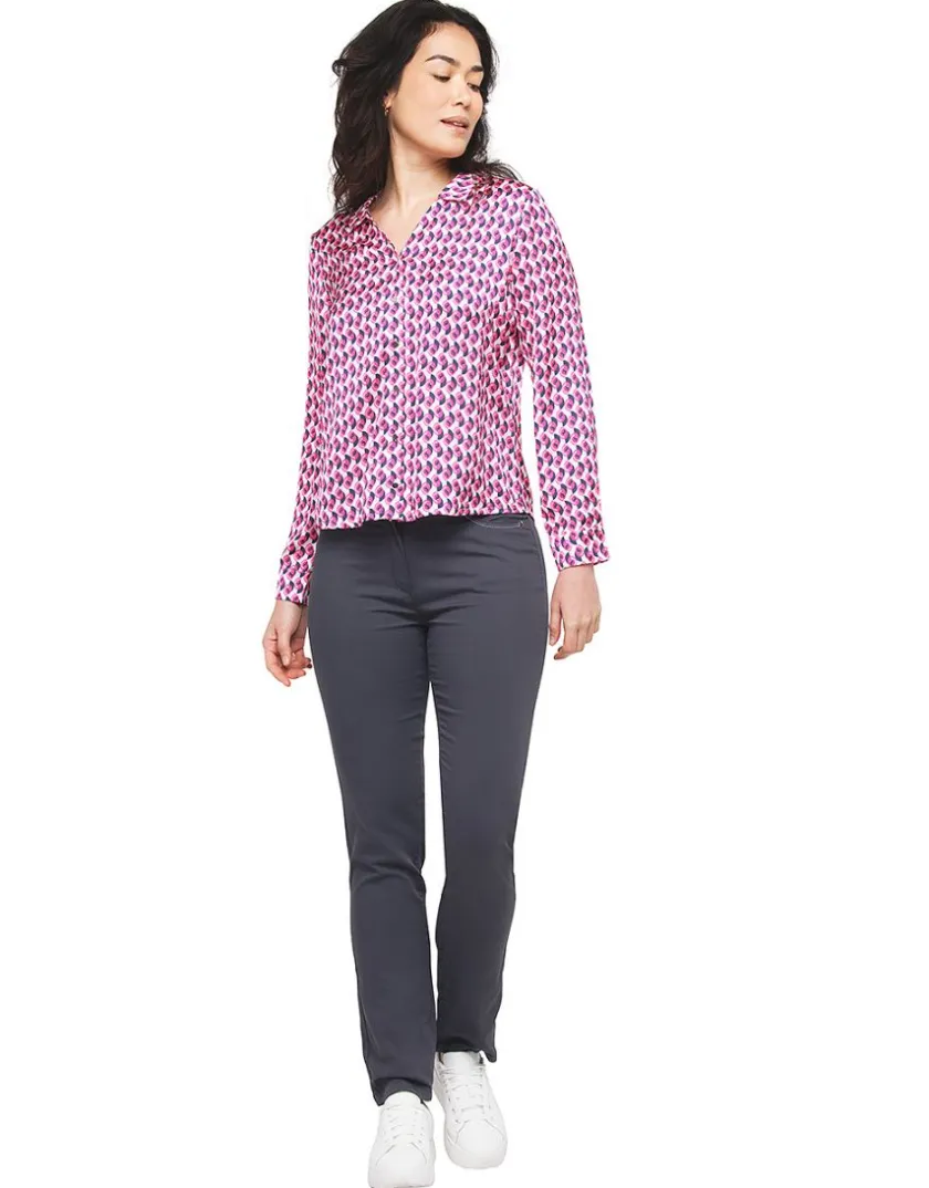 New Chemisier imprimé rose Chemisiers & Blouses|Hauts