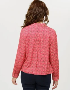 Hot Chemisier imprimé rose Chemisiers & Blouses|Hauts