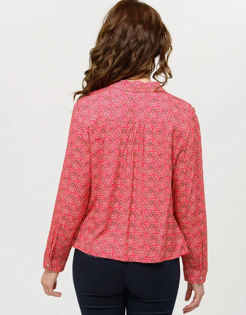 Hot Chemisier imprimé rose Chemisiers & Blouses|Hauts