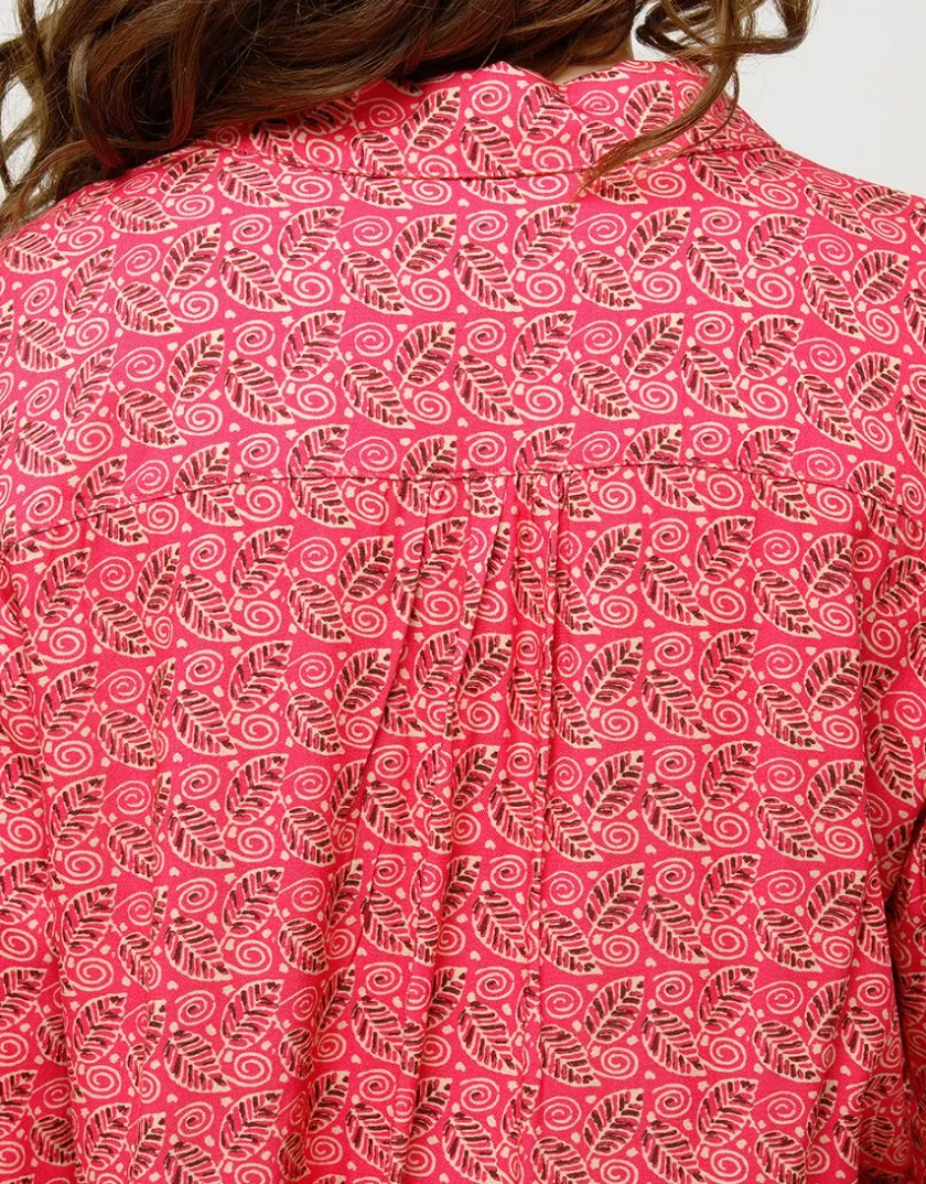 Hot Chemisier imprimé rose Chemisiers & Blouses|Hauts