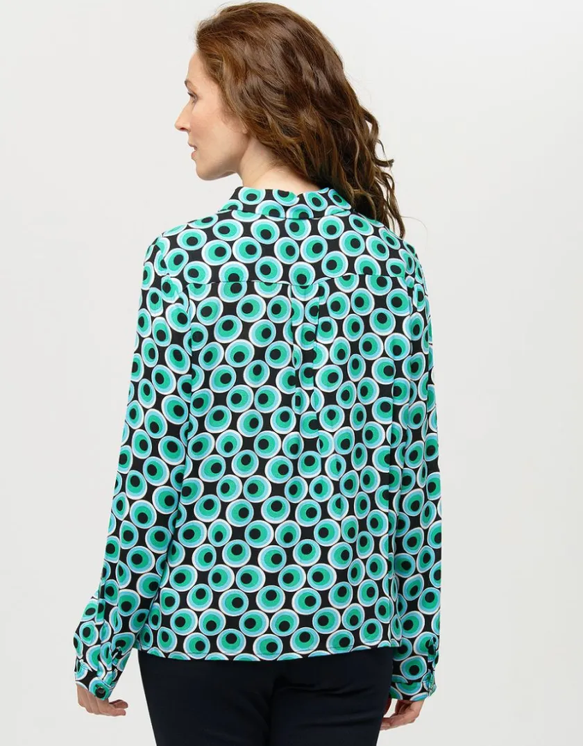 Best Chemisier vert noir pop Chemisiers & Blouses|Hauts