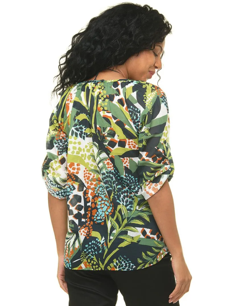 Discount Chemisier voile de coton Chemisiers & Blouses|Hauts