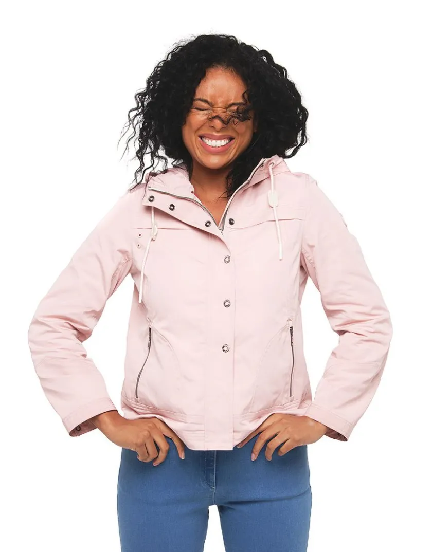 Online Ciré court rose clair Parkas|Parkas