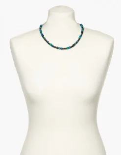 Hot Collier à perles bleu Bijoux|Accessoires