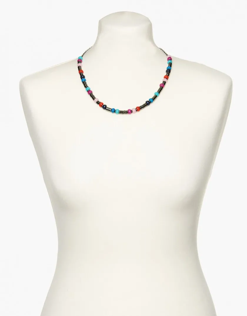 Discount Collier à perles rose Bijoux|Accessoires