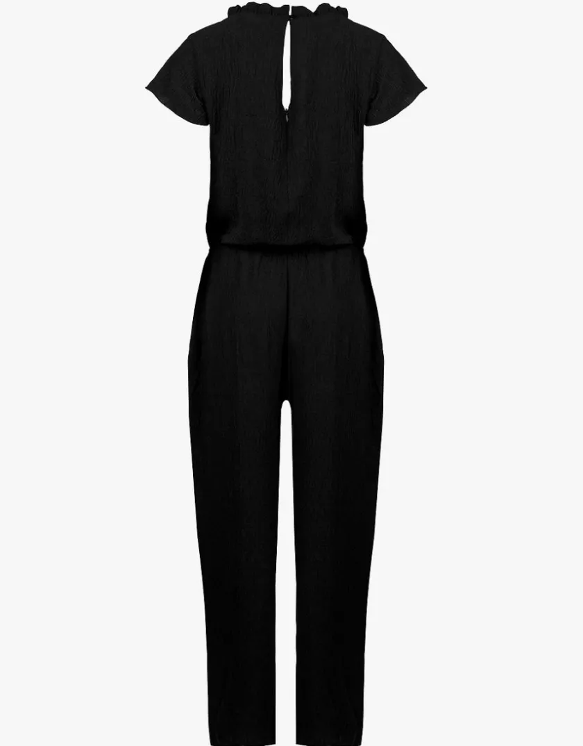 Online Combinaison fluide noire Robes|Robes & Jupes