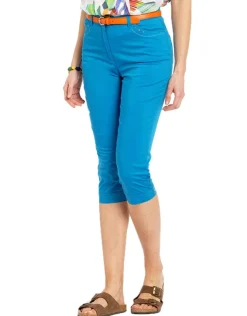 Online Corsaire bleu turquoise Pantacourts