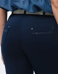 Online Corsaire coton marine Pantacourts|Pantalons