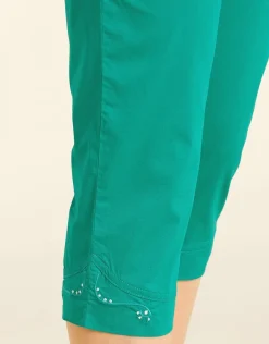 Sale Corsaire léger vert Pantacourts