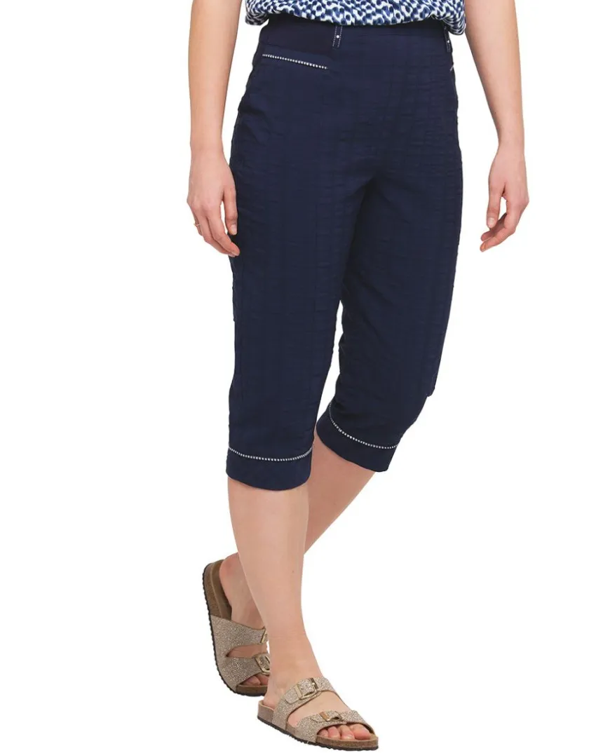 Sale Corsaire marine coton Pantacourts