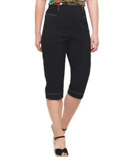 New Corsaire noir coton Pantacourts