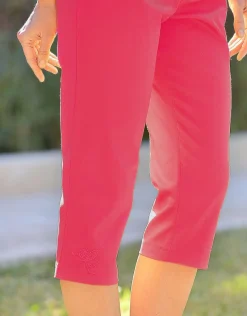 Hot Corsaire stretch rose Pantacourts