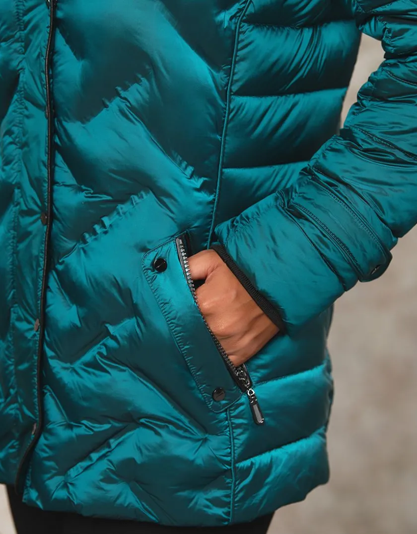 Best Doudoune irisée à capuche Doudounes|Parkas