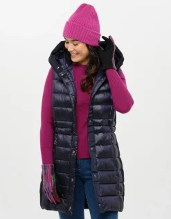 New Doudoune longue marine Doudounes|Parkas