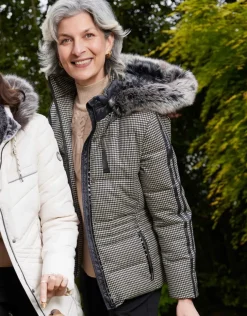 Clearance Doudoune pieds de poule Doudounes|Parkas