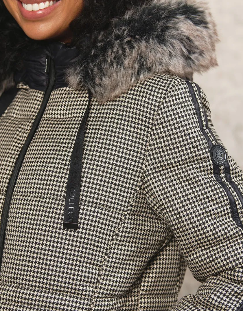 Clearance Doudoune pieds de poule Doudounes|Parkas