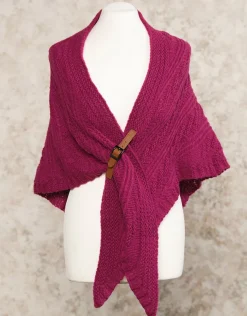 Hot Echarpe poncho violet Accessoires