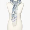 Discount Foulard blanc et gris Foulards|Accessoires