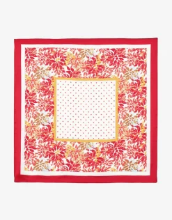 Discount Foulard carré chic rouge Foulards|Accessoires