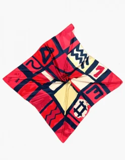 Fashion Foulard carré fuchsia Foulards|Accessoires