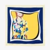 Best Foulard carré jaune bleu Foulards|Accessoires