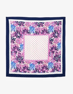 Best Foulard carré rose plissé Foulards|Accessoires