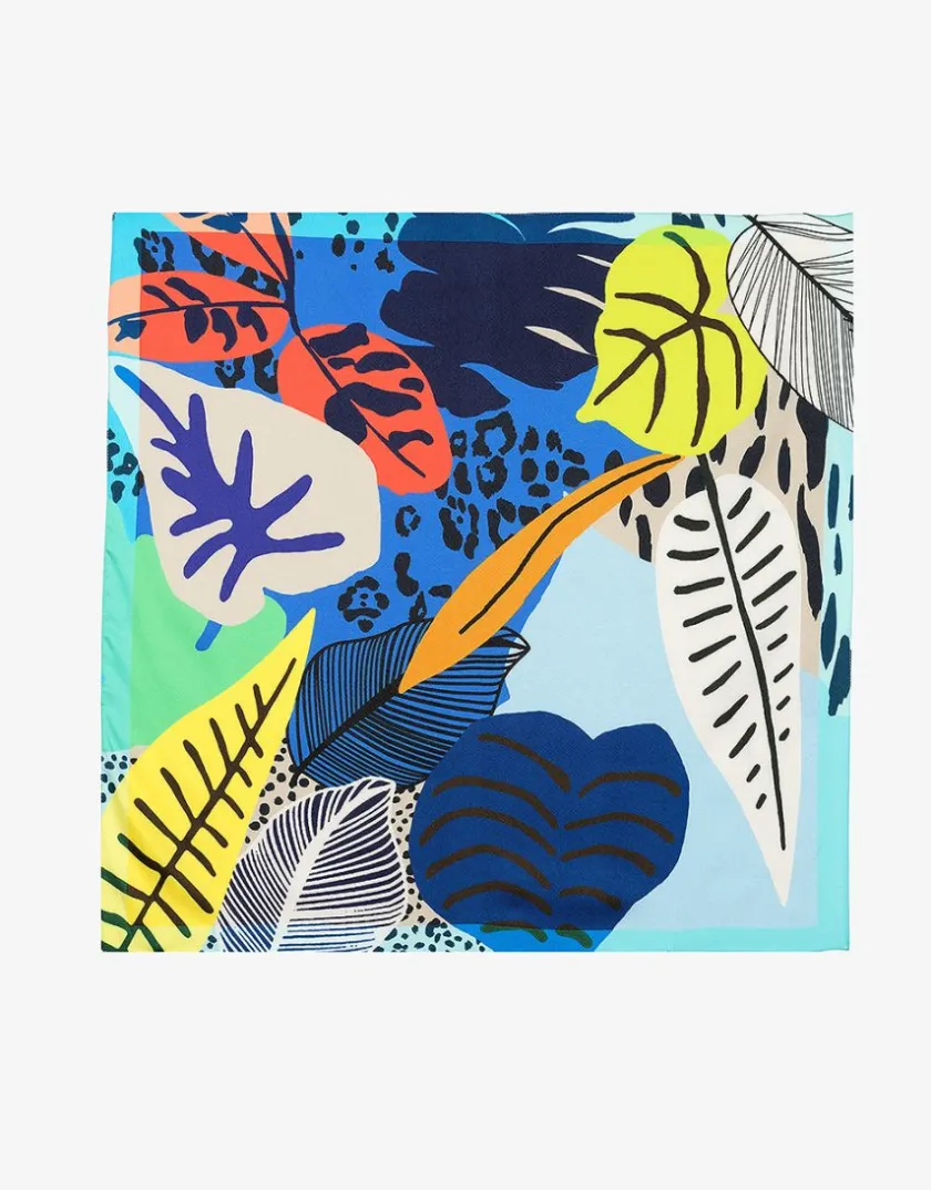 Hot Foulard carré végétal Foulards|Accessoires