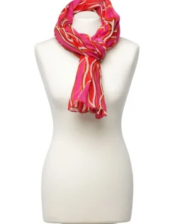 Best Foulard imprimé fuchsia Foulards|Accessoires