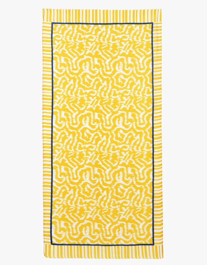 Best Foulard imprimé jaune Foulards|Accessoires