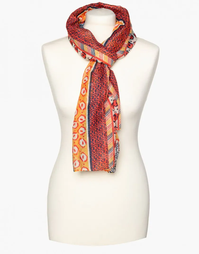 Online Foulard imprimé rayures Foulards|Accessoires