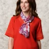 Online Foulard motif violet Foulards|Accessoires