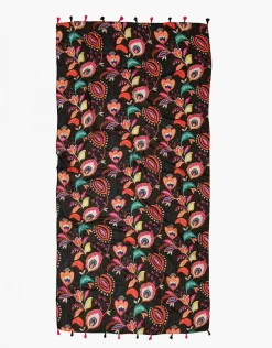Online Foulard noir imprimé Foulards|Accessoires