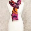 Hot Foulard orange imprimé Foulards|Accessoires