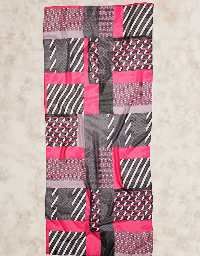 Outlet Foulard rose imprimé Foulards|Accessoires