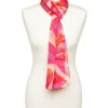 Hot Foulard rose imprimé Foulards|Accessoires