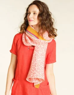 Fashion Foulard rose plissé Foulards|Accessoires