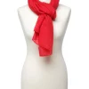 Hot Foulard rouge paillettes Foulards|Accessoires
