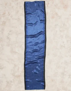 New Foulard satin bleu Foulards|Accessoires