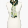 Fashion Foulard vert imprimé Foulards|Accessoires