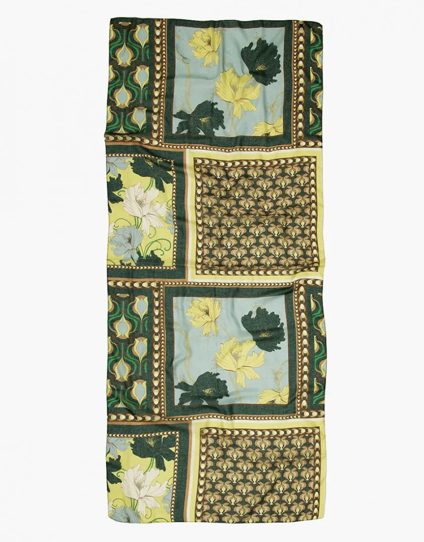 Fashion Foulard vert imprimé Foulards|Accessoires