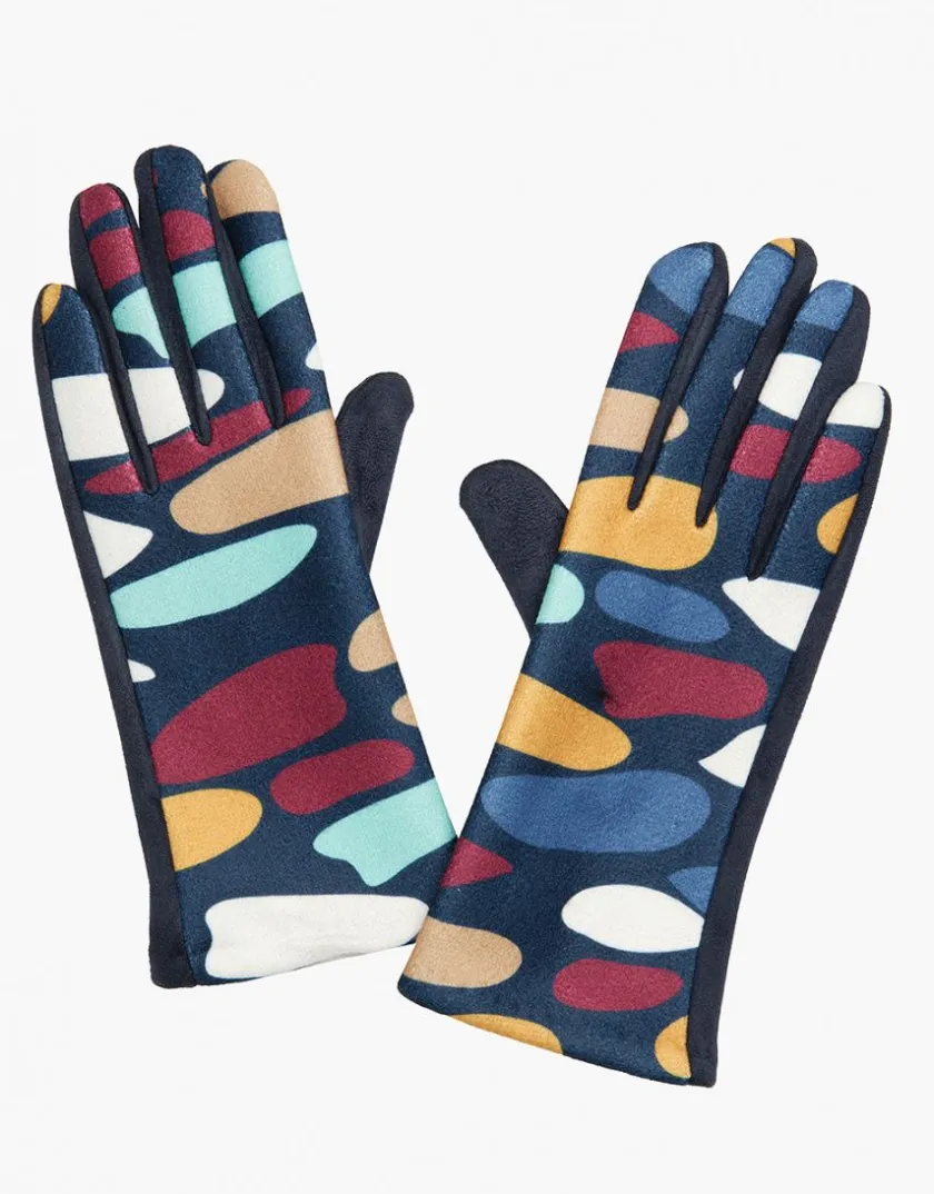Clearance Gants bleu muticolore Accessoires