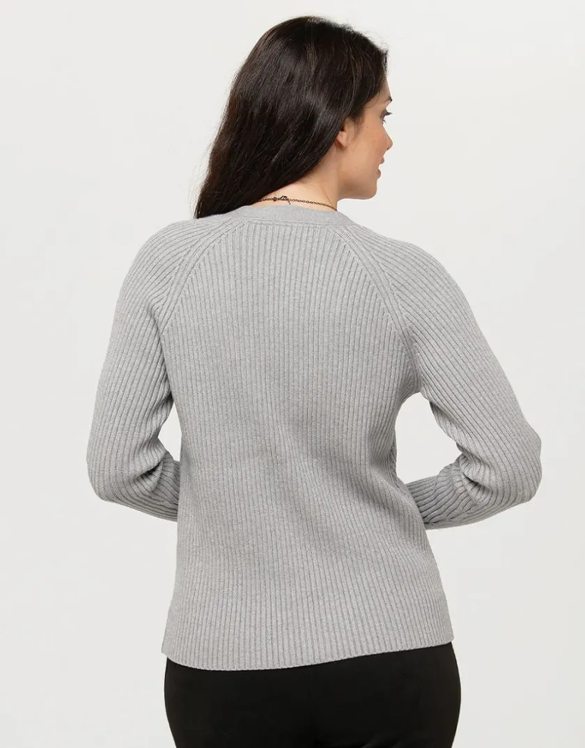 Online Gilet boutonné gris Gilets|Maille