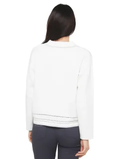Hot Gilet col chemisier écru Gilets|Maille