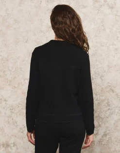 Fashion Gilet col montant noir Gilets|Maille