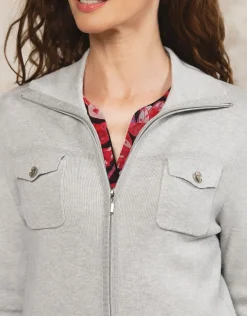 Hot Gilet veste écrue Gilets|Maille