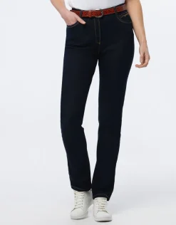 Hot Jean ajusté bleu brut Jeans|Ajustés