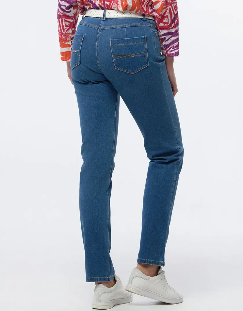 Clearance Jean ajusté bleu clair Jeans|Ajustés